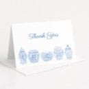 Search for pottery cards Blue and white