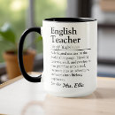 Search for english teacher mugs Professor