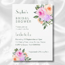 Recherche de bright floral bridal shower invitations Rose