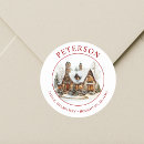 Search for festive return address labels New home