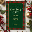 Search for elegant red gold christmas invitations Real gold foil