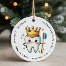 Search for funny dentist ornaments Hygienist