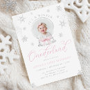 Search for snow birthday invitations For her