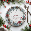 Search for 1st anniversary paper plates Greenery