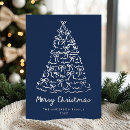 Search for silver foil christmas cards Navy