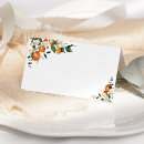 Search for orange place cards Foliage