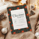 Search for classic christmas invitations Poinsettia