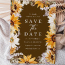 Search for sunflower wedding save the dates Fall