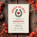 Search for horseshoe invitations Lucky in love