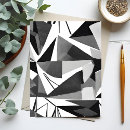 Search for triangle shapes postcards Black