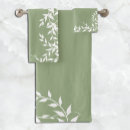 Search for sage green bath towels Green and white
