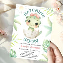 Recherche de dinosaur baby shower fille invitations Mignon