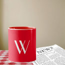 Recherche de rouge tasses Personnalisés