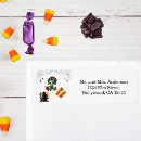 Search for haunted house return address labels Watercolor