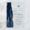 Search for mitzvah square invitations Navy blue