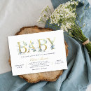 Search for mint and gold baby shower invitations For kids