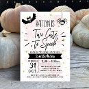 Search for cute halloween birthday invitations Bat
