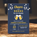 Search for cheers and beers birthday invitations Adult
