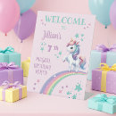 Search for unicorn welcome signs Rainbow