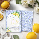 Search for lemon baby shower invitations Mediterranean