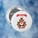 Search for black santa claus buttons Reindeer