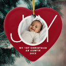 Search for auntie ornaments Red