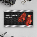 Search for boxing gym business cards Sports