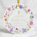 Search for wildflower ornaments Christening