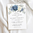 Search for blue wedding invitations Dusty blue floral