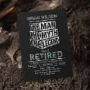 Search for myth invitations The legend has retired