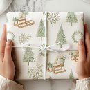 Search for forest christmas wrapping paper Whimsical