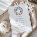 Search for coastal christmas invitations Watercolor