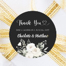 Search for black and white floral wedding stickers Heart