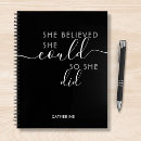 Search for she believed she could notebooks Motivational