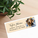 Search for dachshund return address labels Cute