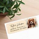 Search for cavalier king charles spaniel return address labels Pet