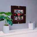 Recherche de coeur noir horloges Élégant