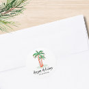Search for christmas palm tree stickers Watercolor