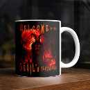 Search for red blood mugs Creepy