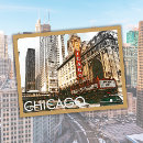 Recherche de affiche chicago cartes postales Aquarelle