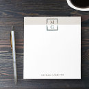 Recherche de cadre blocsnotes Monogramme