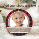 Search for red and black buffalo plaid ornaments Grandparents