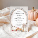 Search for fall in love engagement party invitations Pumpkin