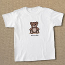 Search for teddy bear tshirts Brown