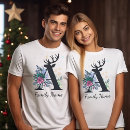 Search for monogram christmas tshirts Reindeer
