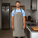 Search for brown monogram aprons Minimalist
