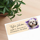 Search for maltese dog return address labels Cute