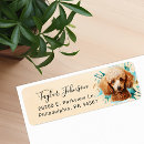 Search for poodle return address labels Animal lover