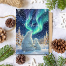 Search for aurora borealis christmas cards Watercolor