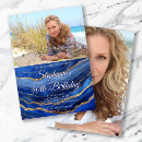 Search for royal blue 40th birthday invitations For her